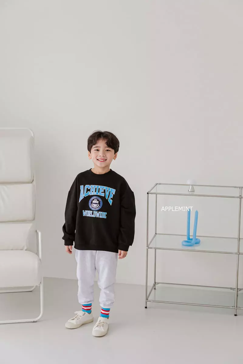 Applemint - Korean Children Fashion - #designkidswear - Piping Jogger Pants - 5
