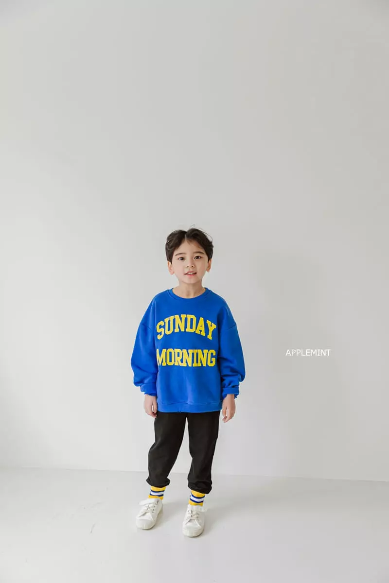 Applemint - Korean Children Fashion - #designkidswear - Sunday Morning Sweatshirt - 2