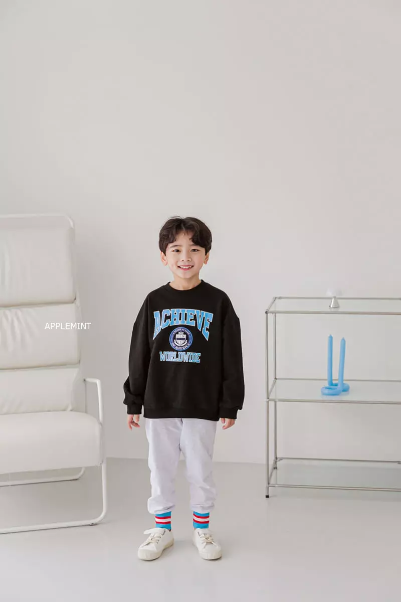 Applemint - Korean Children Fashion - #discoveringself - Achieve Sweatshirt - 8