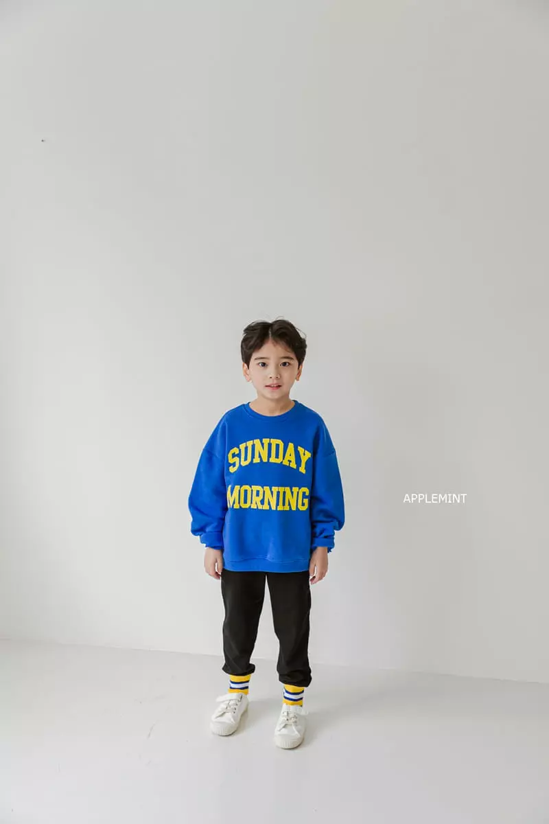 Applemint - Korean Children Fashion - #discoveringself - Sunday Morning Sweatshirt - 3