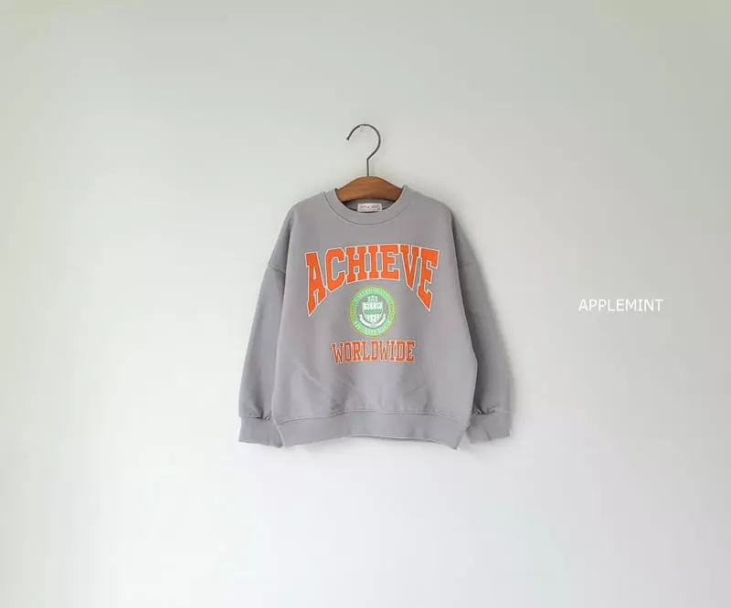 Applemint - Korean Children Fashion - #fashionkids - Achieve Sweatshirt - 9