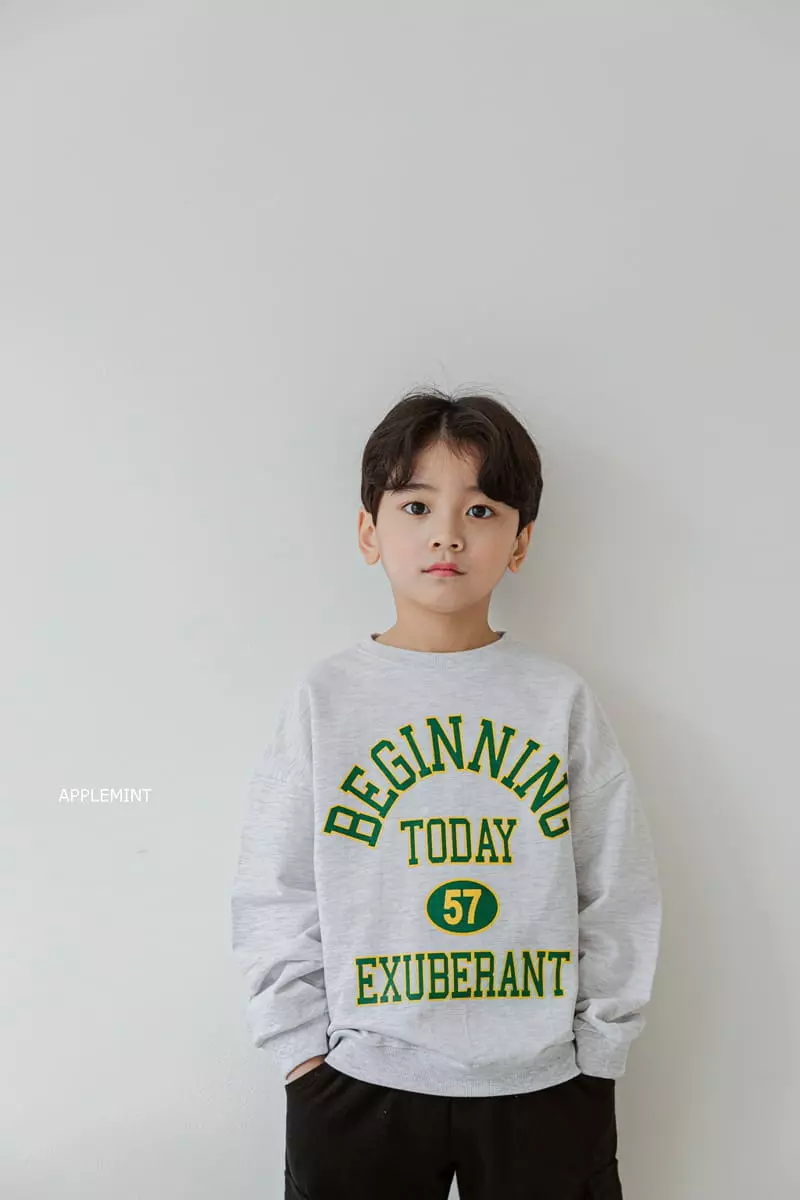 Applemint - Korean Children Fashion - #fashionkids - Beginning Sweatshirt - 2