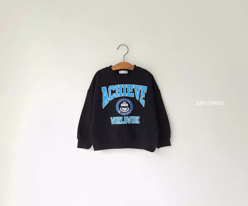 Applemint - Korean Children Fashion - #kidsshorts - Achieve Sweatshirt - 10