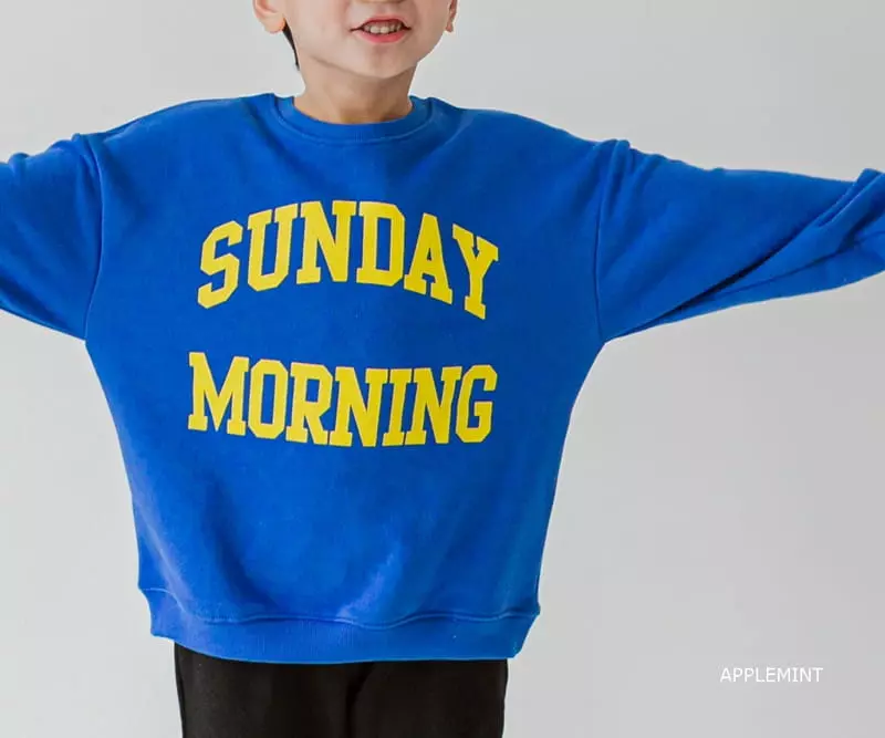Applemint - Korean Children Fashion - #kidsstore - Sunday Morning Sweatshirt - 6