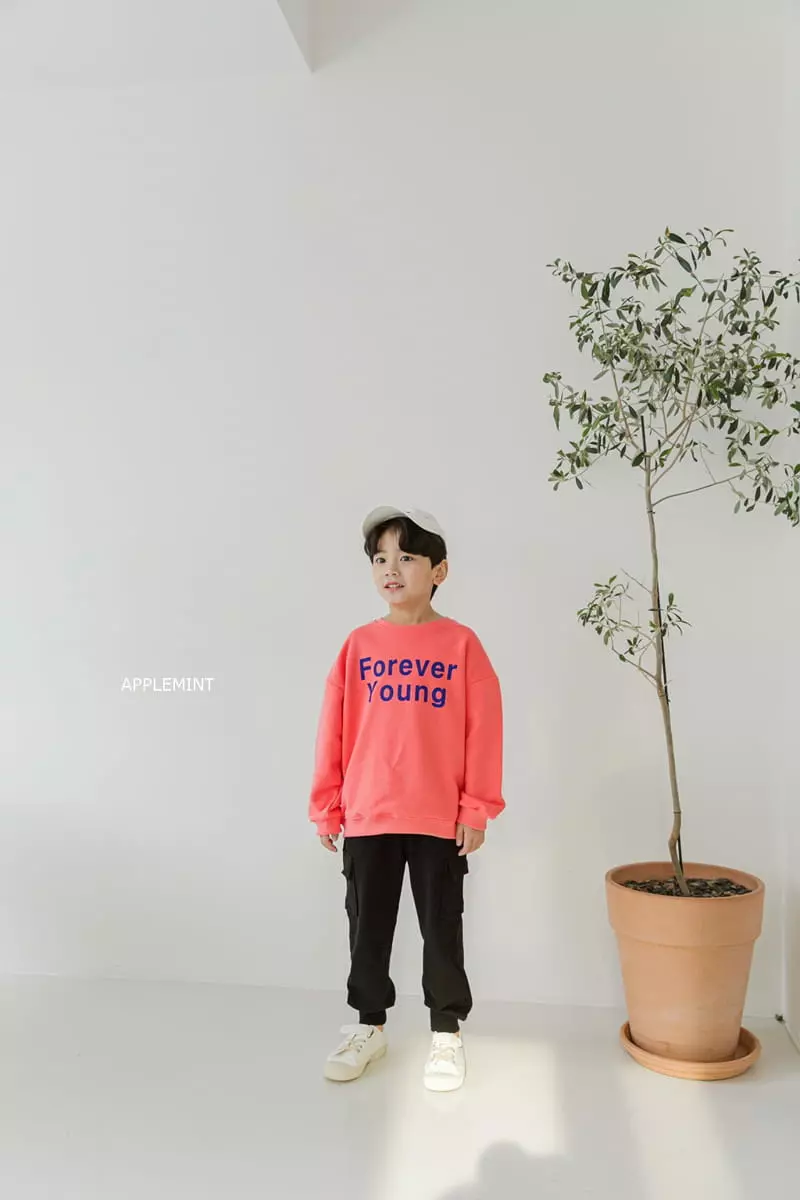 Applemint - Korean Children Fashion - #kidzfashiontrend - Forever Young Sweatshirt - 2