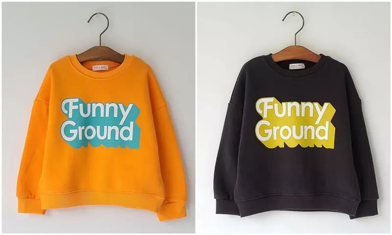 Applemint - Korean Children Fashion - #kidzfashiontrend - Funny Sweatshirt