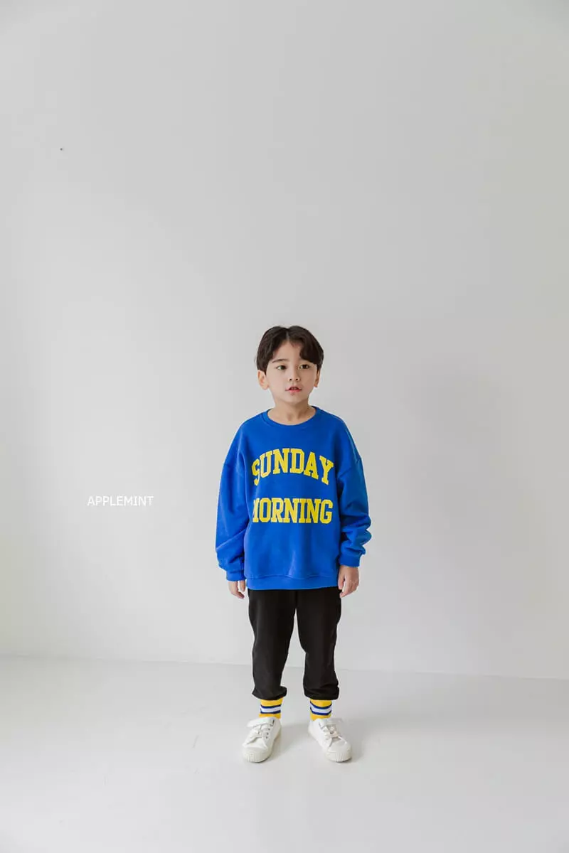 Applemint - Korean Children Fashion - #kidzfashiontrend - Sunday Morning Sweatshirt - 7