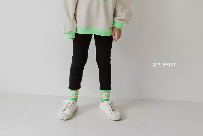 Applemint - Korean Children Fashion - #littlefashionista - Play Leggings - 5