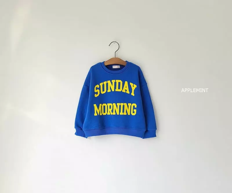 Applemint - Korean Children Fashion - #littlefashionista - Sunday Morning Sweatshirt - 9