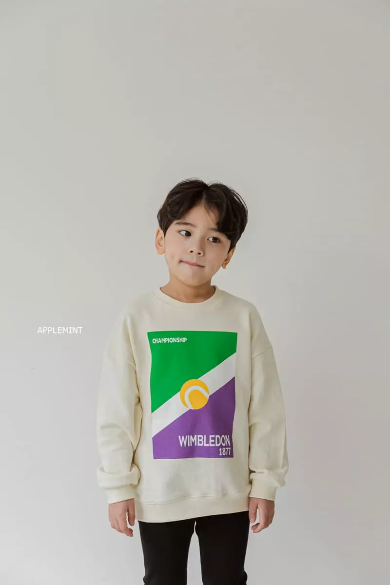 Applemint - Korean Children Fashion - #magicofchildhood - Wimbledon Sweatshirt - 2