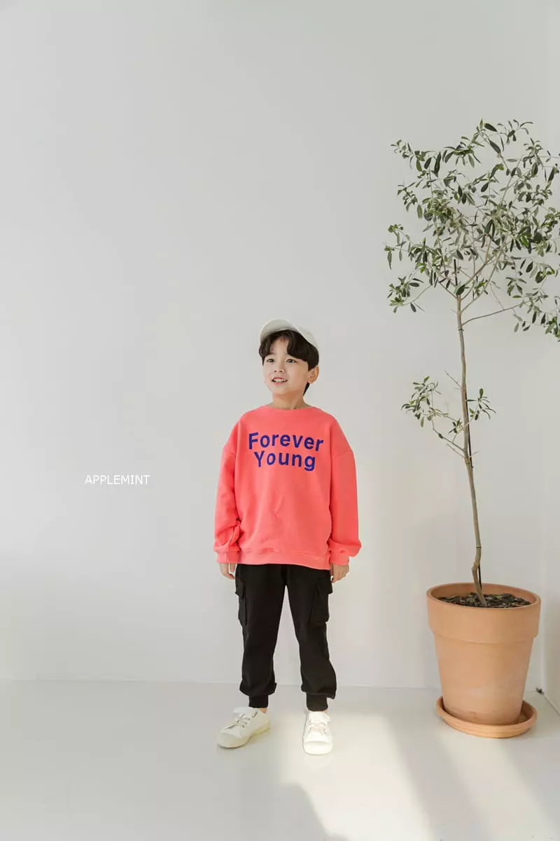 Applemint - Korean Children Fashion - #minifashionista - Forever Young Sweatshirt - 6