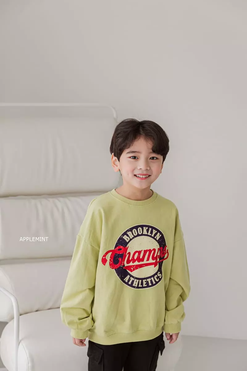 Applemint - Korean Children Fashion - #prettylittlegirls - Camps Sweatshirt - 5