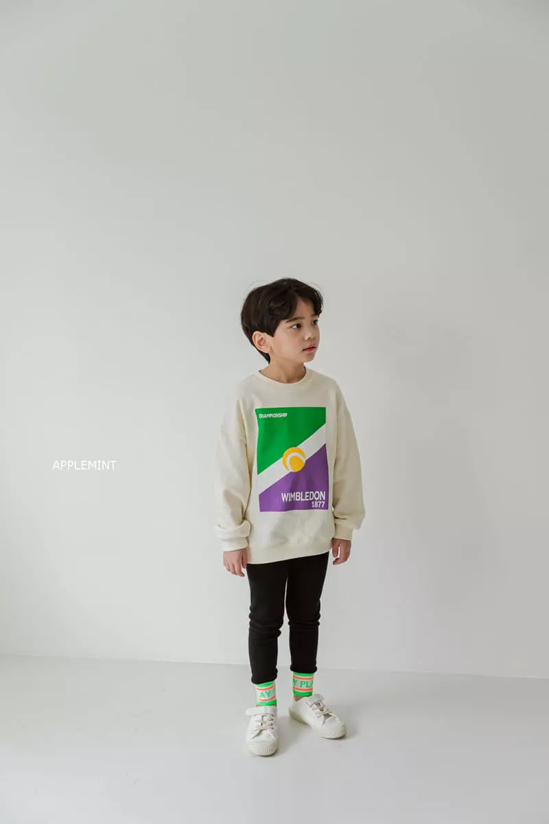 Applemint - Korean Children Fashion - #minifashionista - Wimbledon Sweatshirt - 4