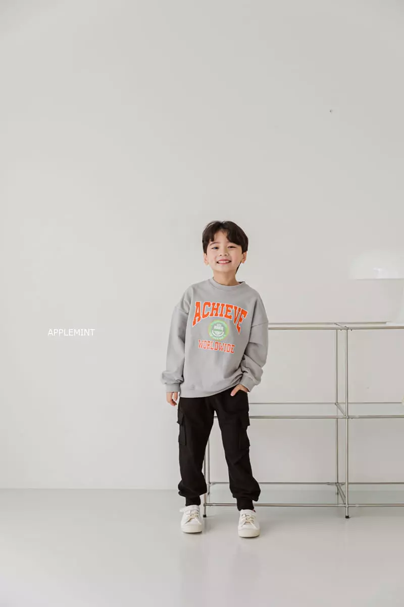 Applemint - Korean Children Fashion - #prettylittlegirls - Achieve Sweatshirt - 3