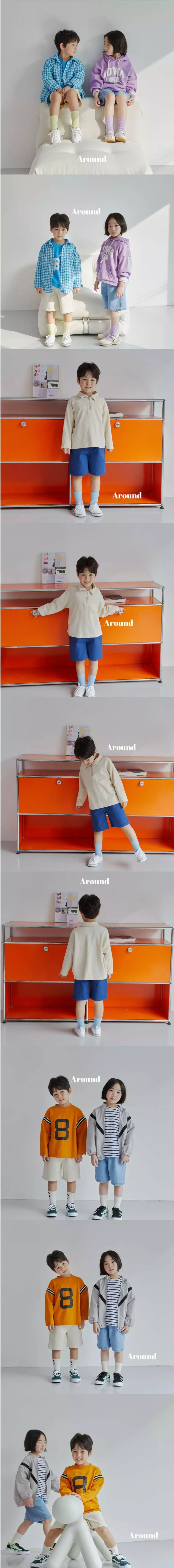 Around - Korean Children Fashion - #Kfashion4kids - Span Cottom Shorts - 2