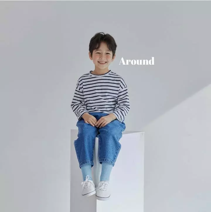 Around - Korean Children Fashion - #childrensboutique - Wide Jeans