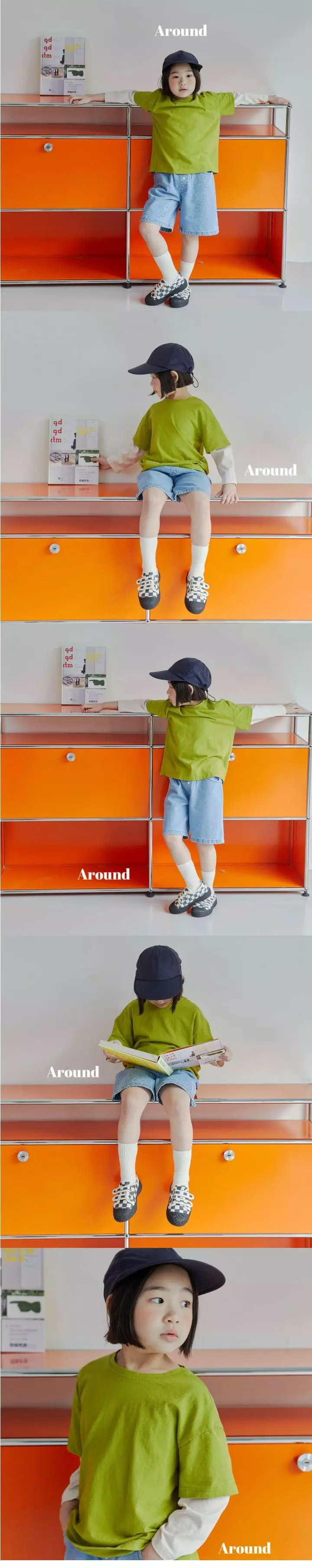 Around - Korean Children Fashion - #designkidswear - Layered Tee - 3