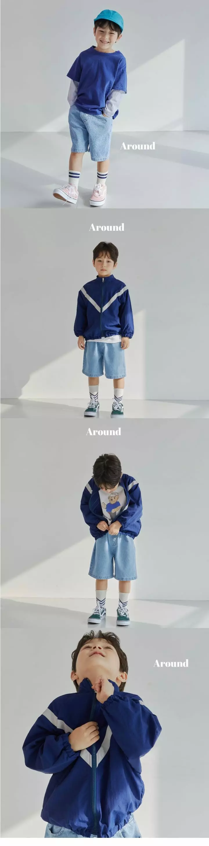 Around - Korean Children Fashion - #discoveringself - Button Shorts - 3