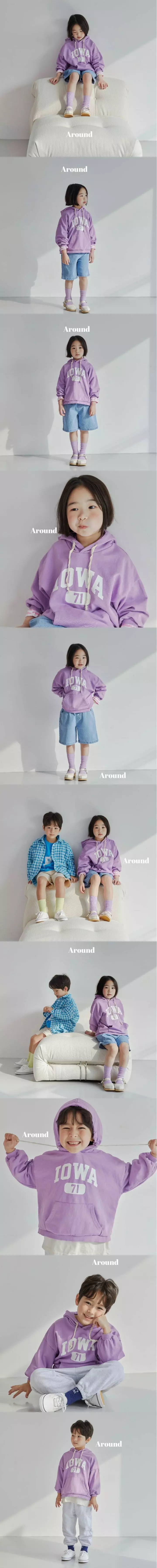 Around - Korean Children Fashion - #discoveringself - IOWA Hoody - 2