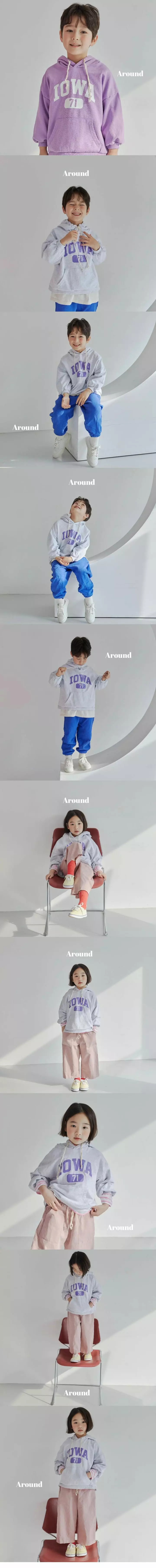 Around - Korean Children Fashion - #fashionkids - IOWA Hoody - 3