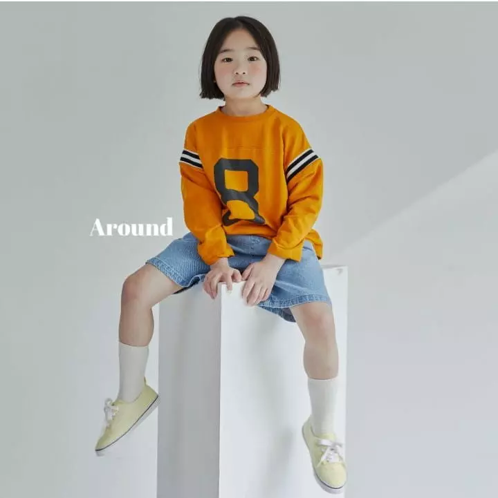 Around - Korean Children Fashion - #fashionkids - 8 Paint Tee