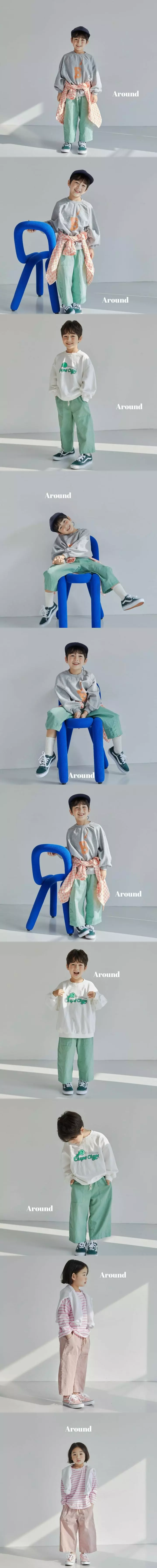 Around - Korean Children Fashion - #fashionkids - Pocket Wide Pants - 2