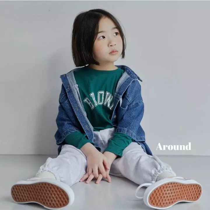 Around - Korean Children Fashion - #fashionkids - Pocket Denim Shirt
