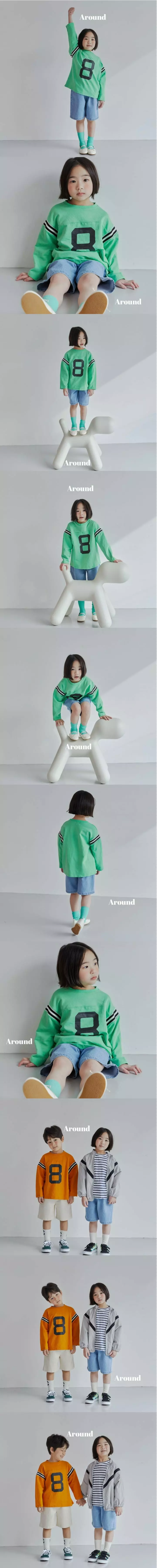 Around - Korean Children Fashion - #kidsshorts - 8 Paint Tee - 2