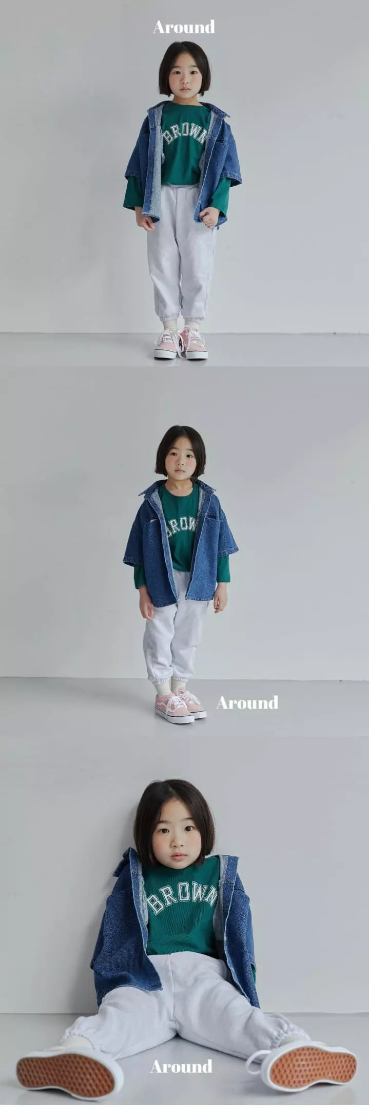Around - Korean Children Fashion - #kidsstore - Pocket Denim Shirt - 3