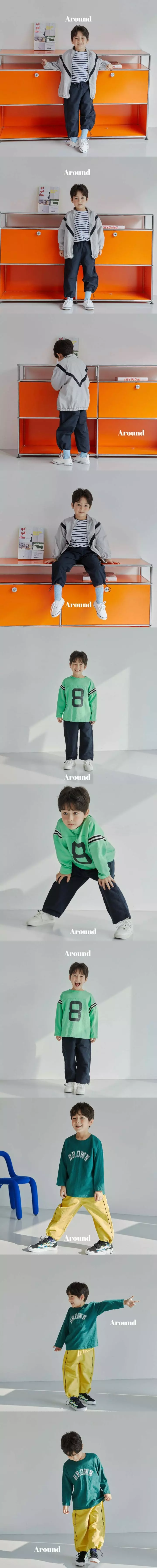 Around - Korean Children Fashion - #magicofchildhood - Pping Stripes Pants - 2