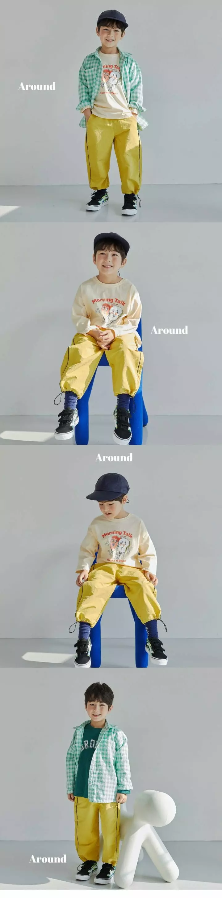 Around - Korean Children Fashion - #minifashionista - Pping Stripes Pants - 3