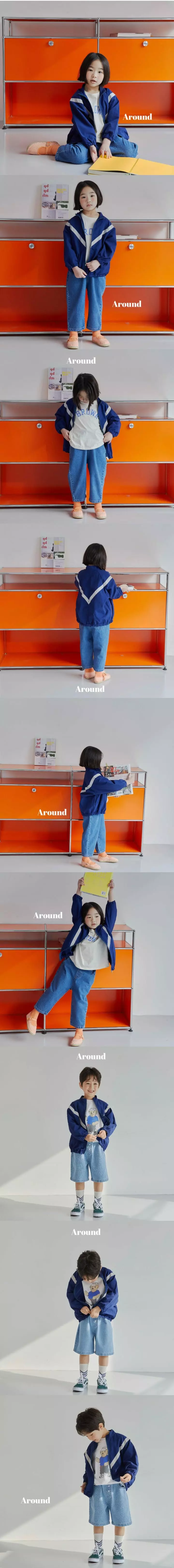 Around - Korean Children Fashion - #minifashionista - V Jumper - 2