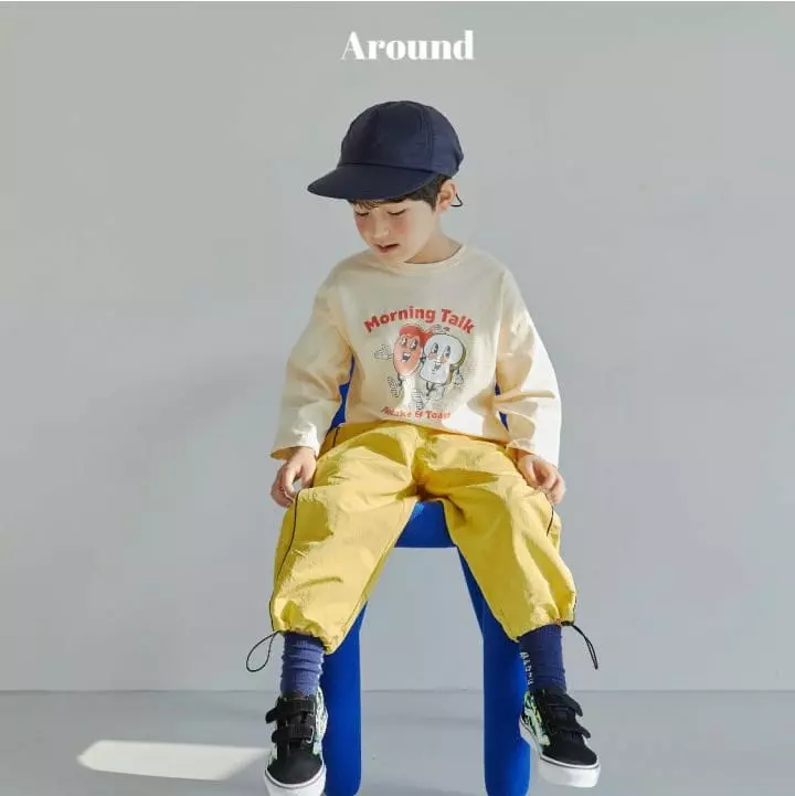 Around - Korean Children Fashion - #minifashionista - Bread Paint Tee