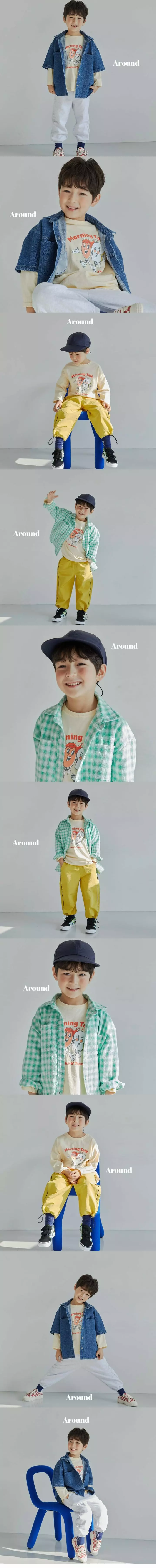 Around - Korean Children Fashion - #prettylittlegirls - Bread Paint Tee - 2