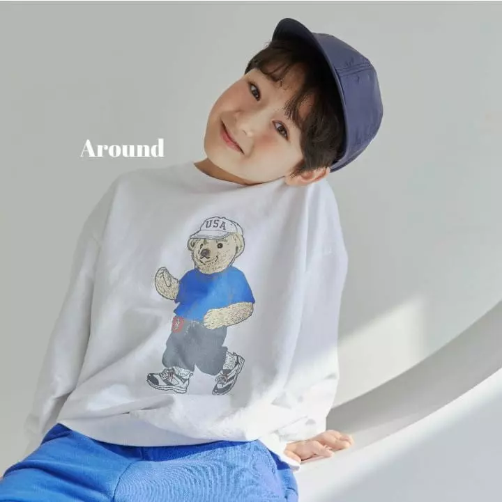 Around - Korean Children Fashion - #toddlerclothing - Music Bear Sweatshirt