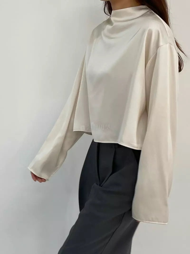 Arrco - Korean Women Fashion - #momslook - Shatin Blouse - 5