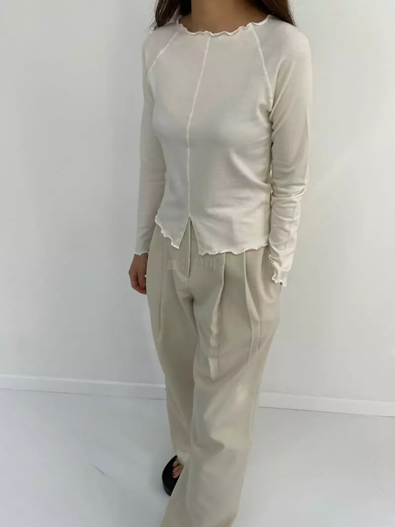 Arrco - Korean Women Fashion - #momslook - Laf Tee - 3