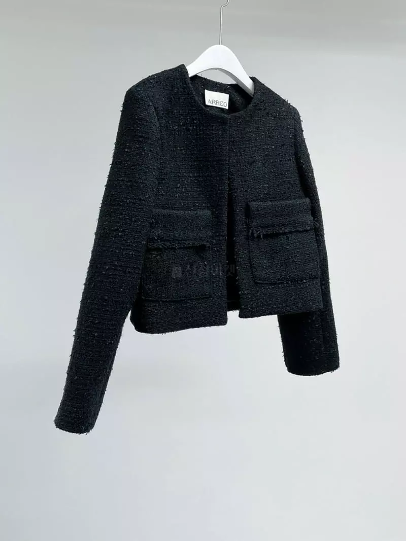 Arrco - Korean Women Fashion - #womensfashion - Spring Twid Jacket - 9