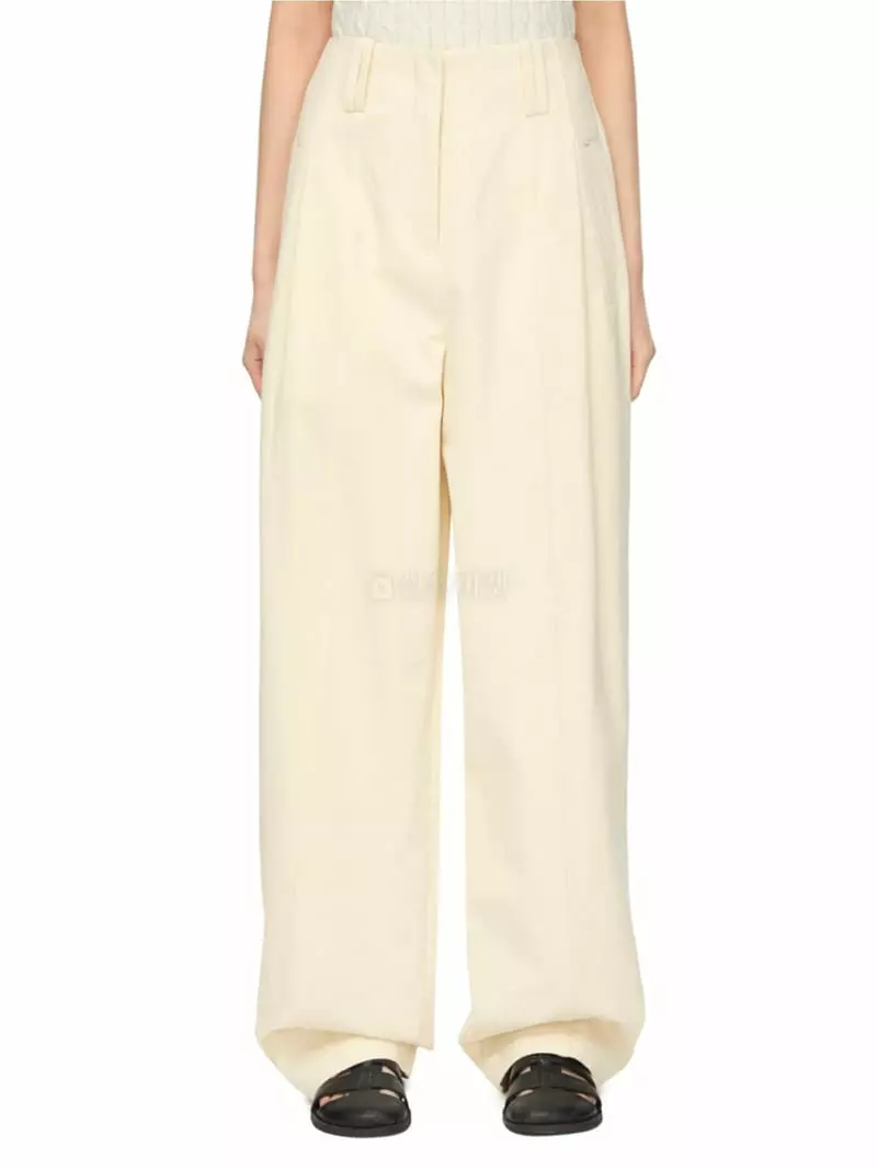 Arrco - Korean Women Fashion - #womensfashion - Stitch Cotton Pants - 6