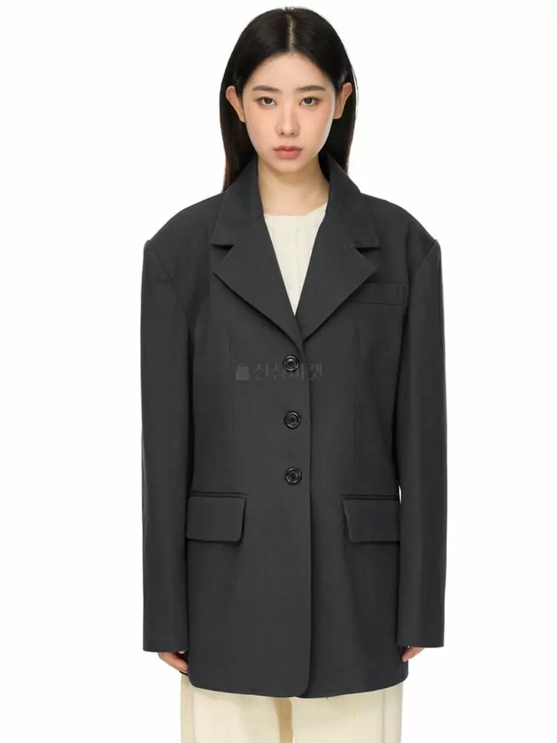 Arrco - Korean Women Fashion - #womensfashion - Line Cotton Jacket - 5