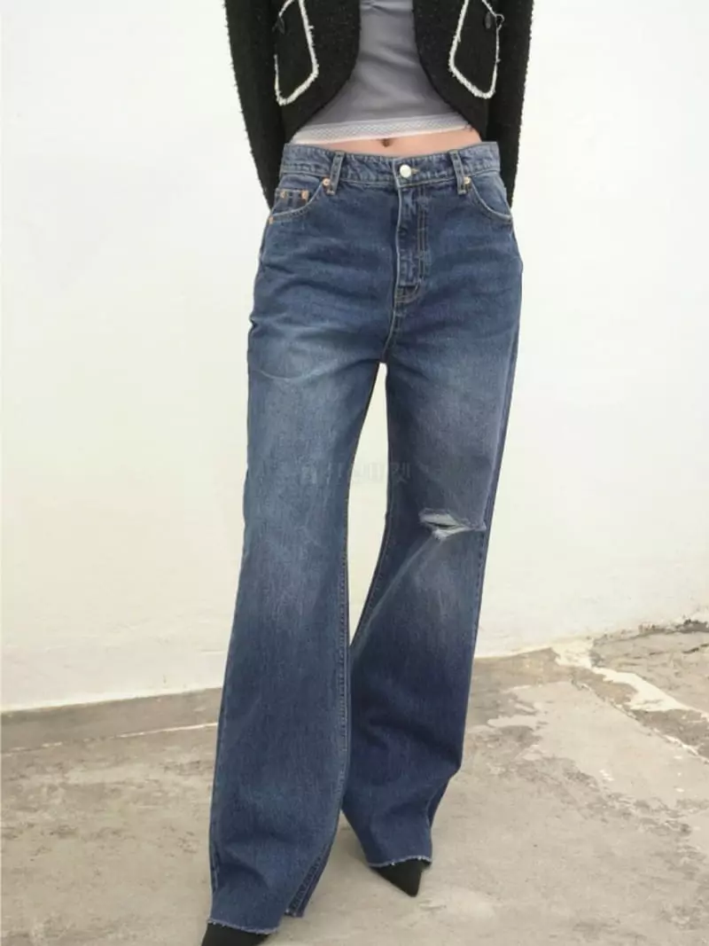 Artisover - Korean Women Fashion - #momslook - Strech Jeans