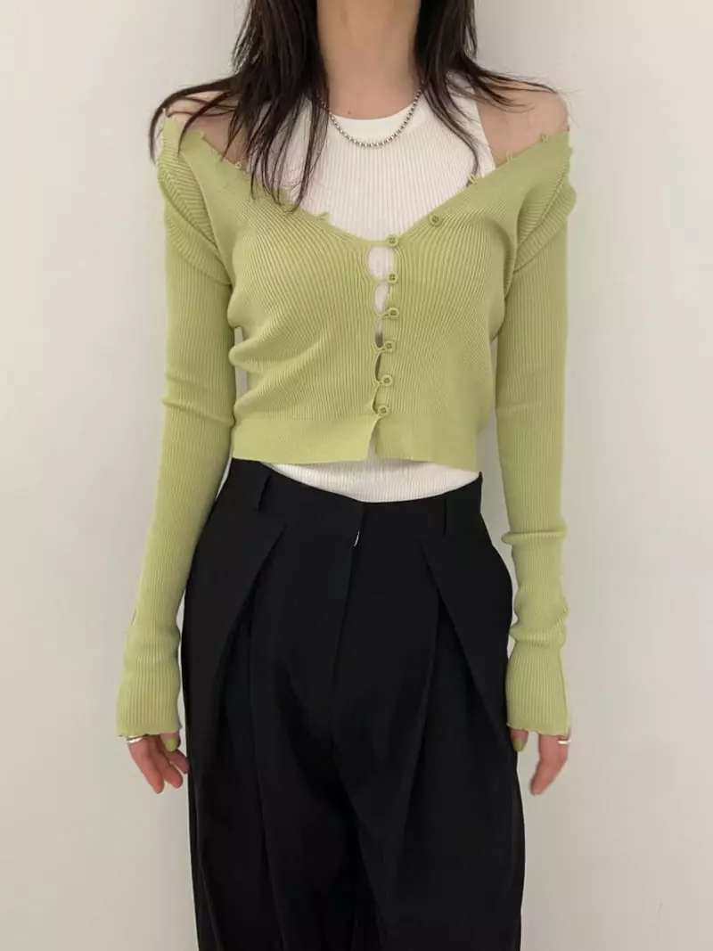 Artisover - Korean Women Fashion - #momslook - Cardigan Set