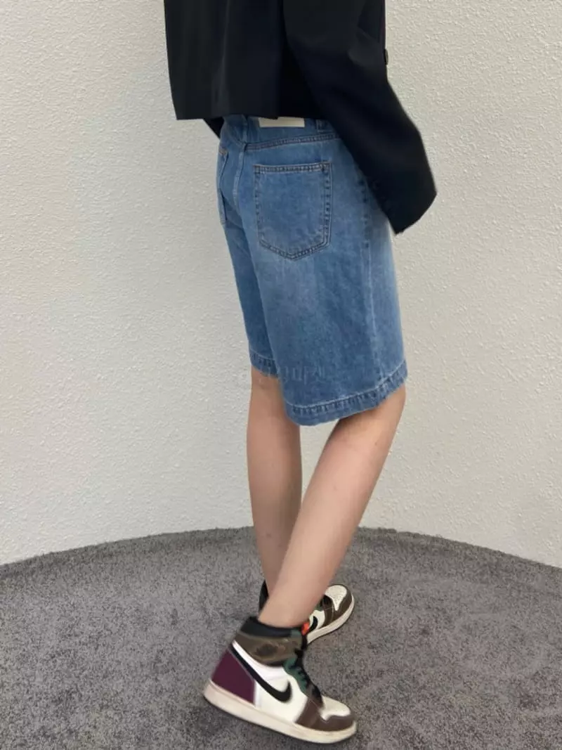 Artisover - Korean Women Fashion - #momslook - Short Jeans - 2