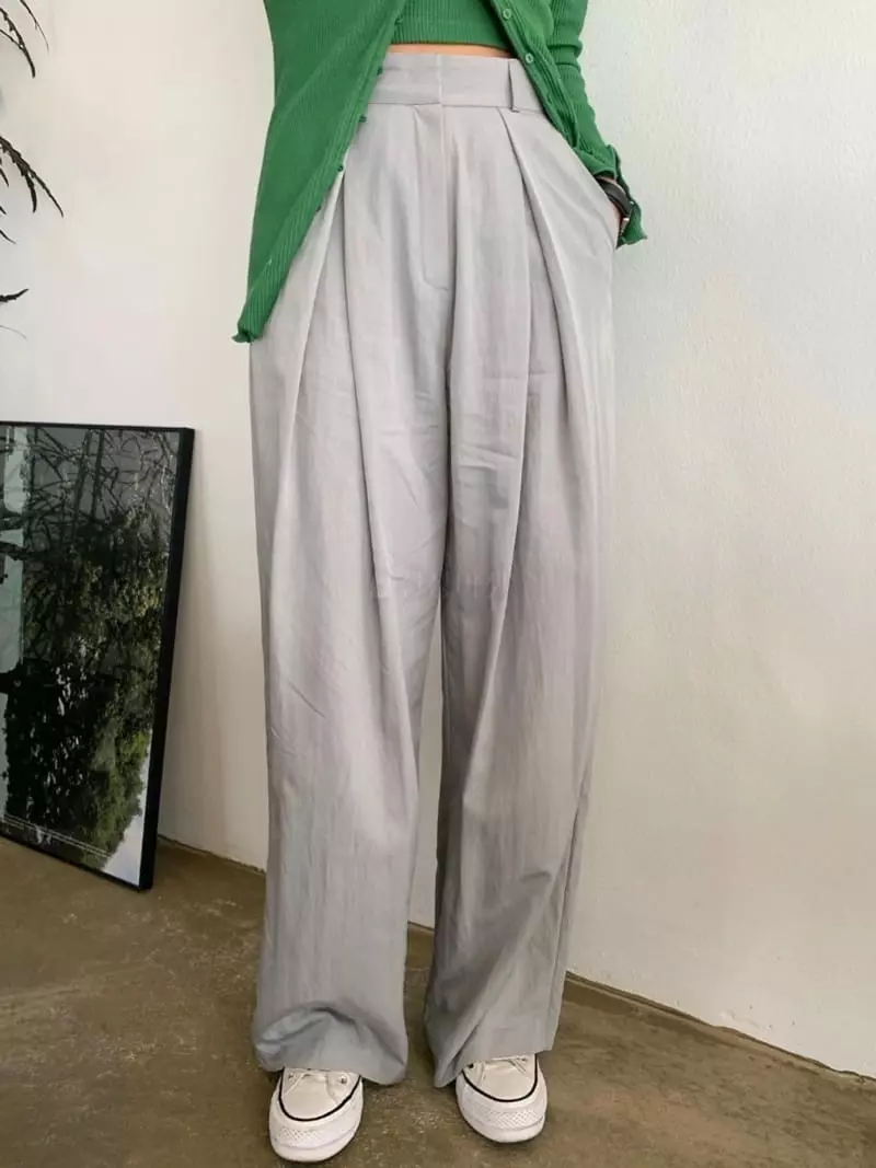 Artisover - Korean Women Fashion - #momslook - Crunch Pants - 2