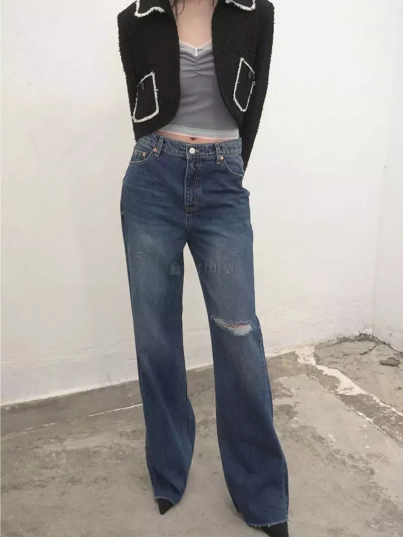 Artisover - Korean Women Fashion - #momslook - Strech Jeans - 4