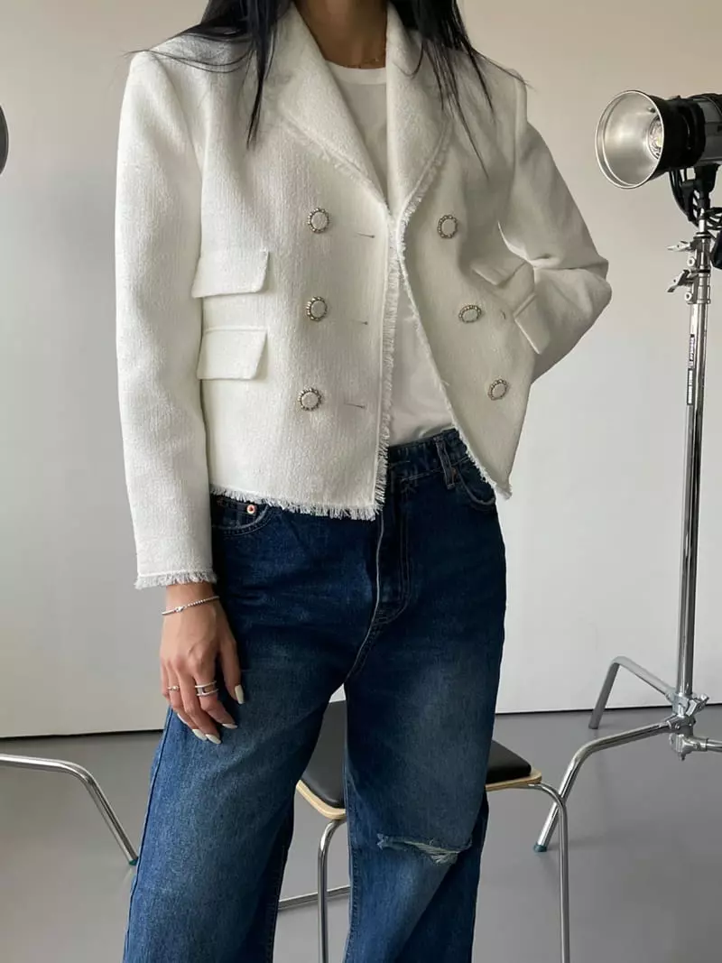 Artisover - Korean Women Fashion - #womensfashion - Damasca Twid Jacket - 3