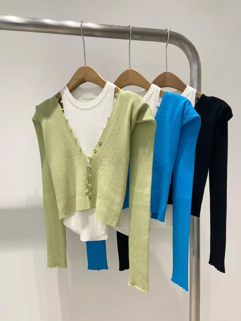 Artisover - Korean Women Fashion - #momslook - Cardigan Set - 4