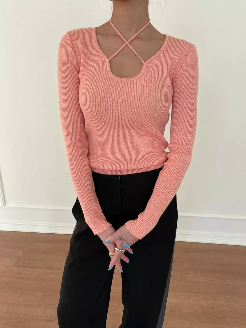 Artisover - Korean Women Fashion - #womensfashion - X String Tee - 3
