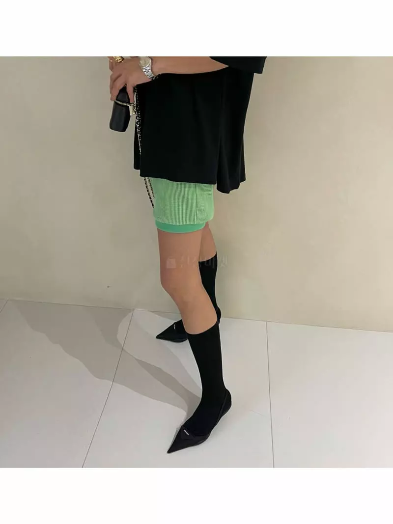 Auver_Fit - Korean Women Fashion - #momslook - Waffle Shorts