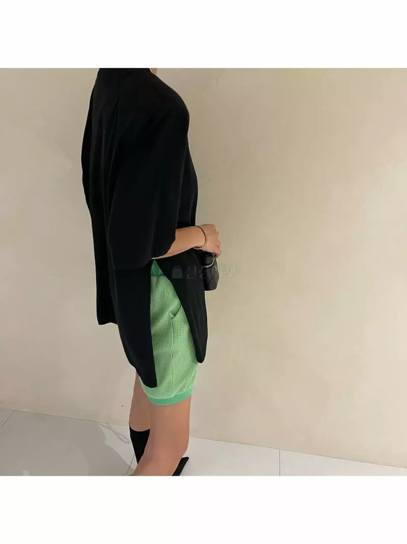 Auver_Fit - Korean Women Fashion - #momslook - Waffle Shorts - 3